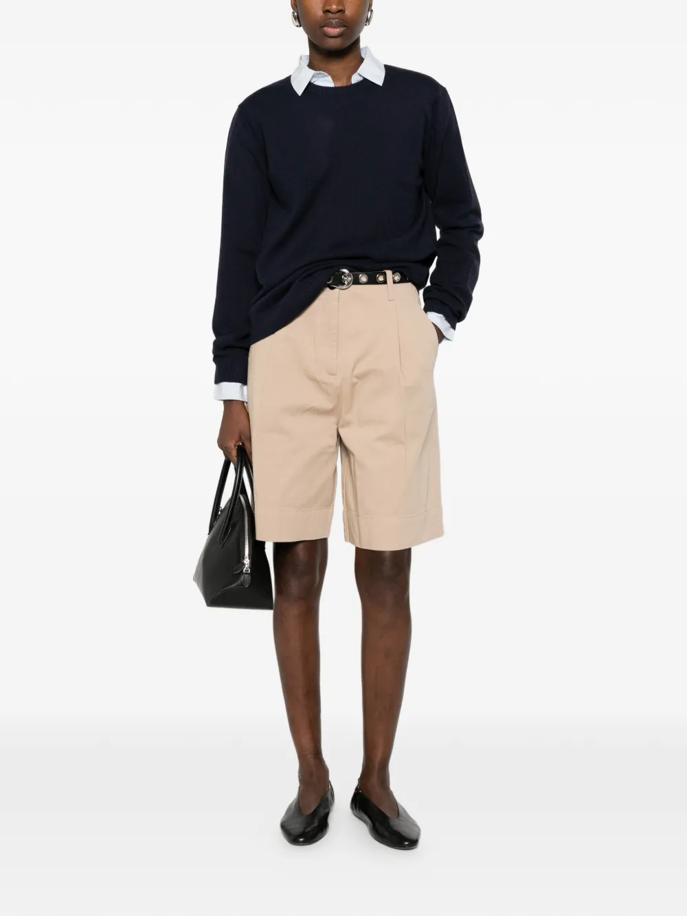  Aiayu Leonardo Round-neck Sweater - Blue 