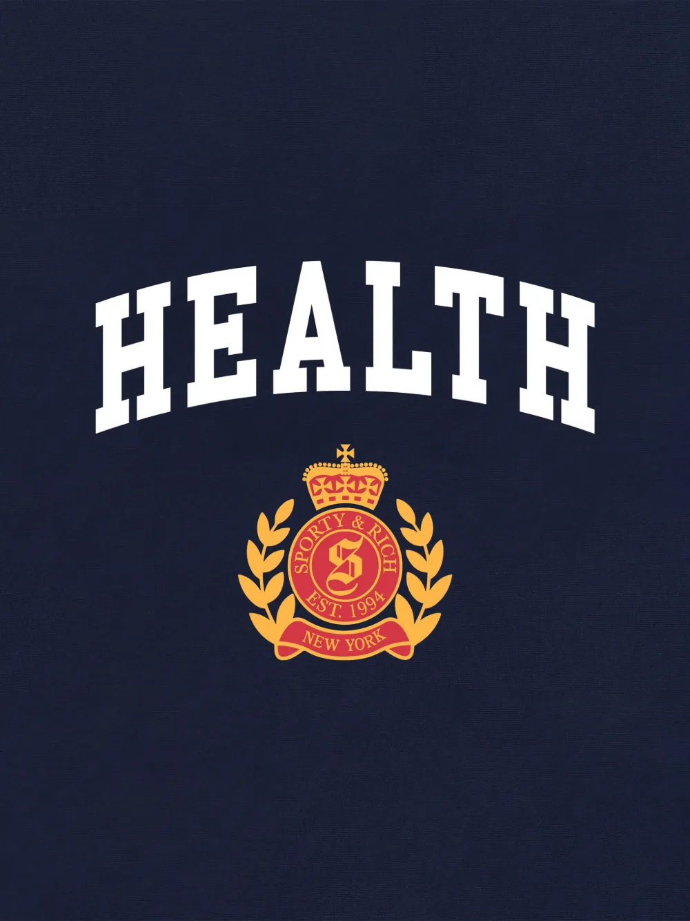 SPORTY & RICH KIDS Health Graphic-T-shirt Blauw