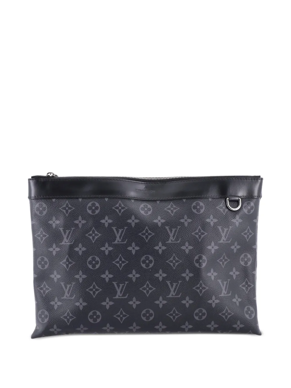 Louis Vuitton Pre-Owned Pouch Discovery Pochette Monogram Eclipse Canvas GM - Nero