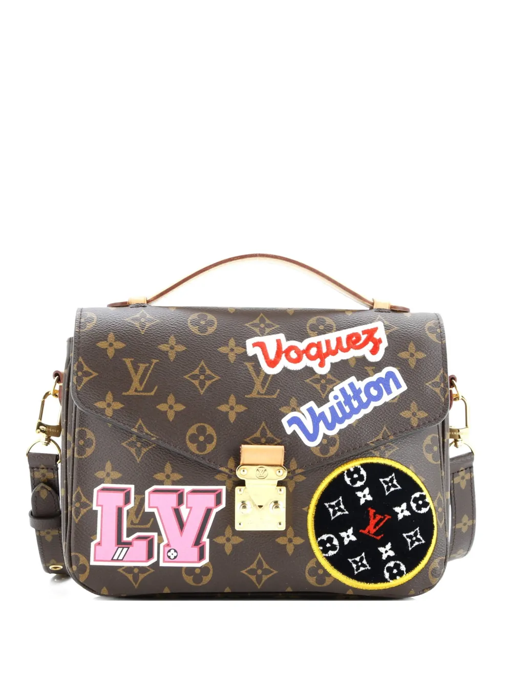 Louis Vuitton Pre-Owned Borsa a tracolla Pochette Metis Limited Edition in tela con monogramma - Marrone