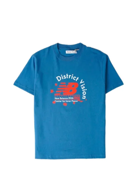 District Vision x New Balance logo-print T-shirt