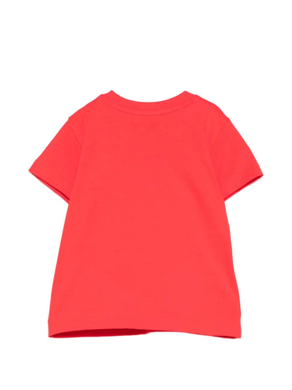 Moschino Kids T-shirt met teddy-logo Rood