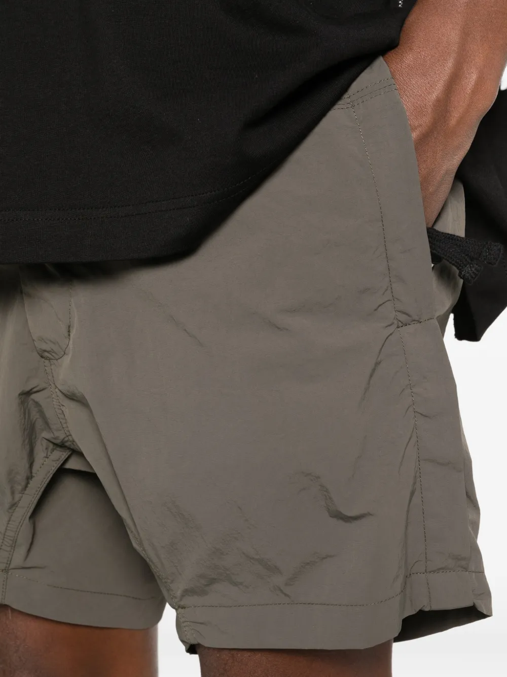 Thom Krom Shorts met trekkoord Groen