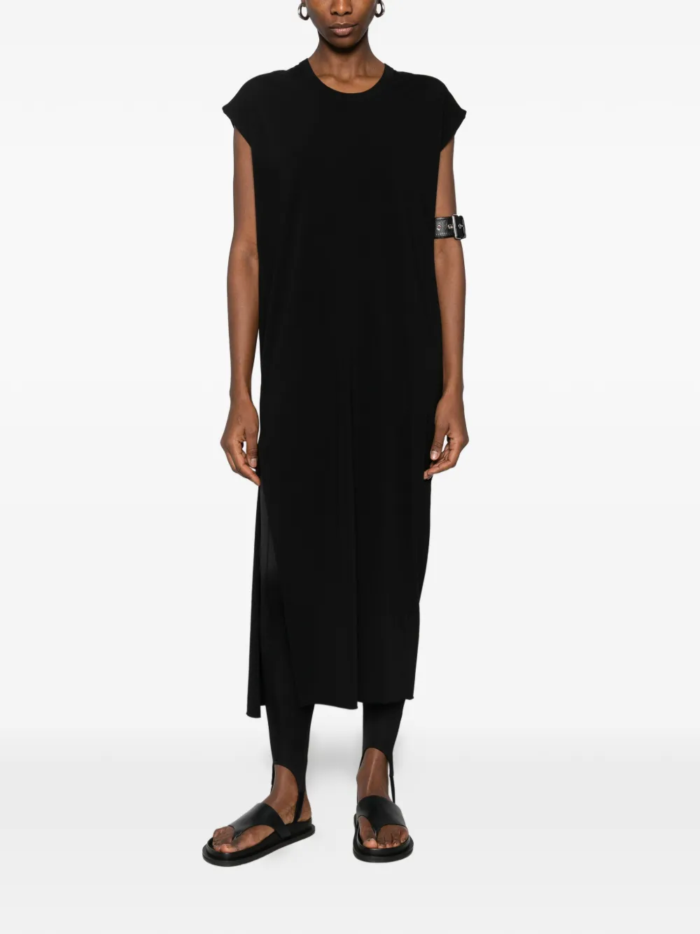  Thom Krom Side-slit Midi Dress - Black 