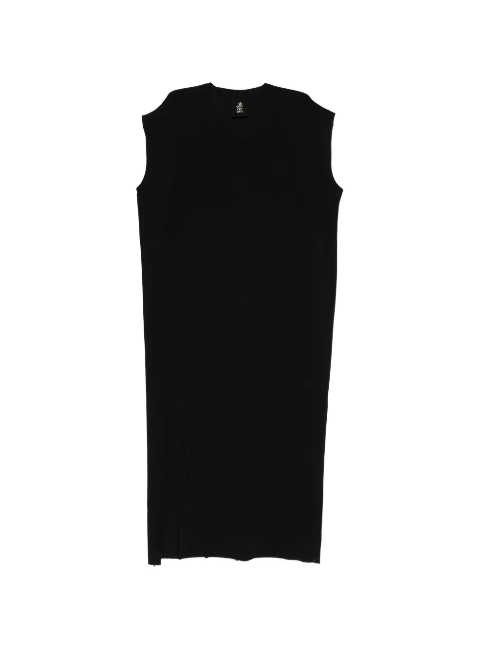 Thom Krom side-slit midi dress - Nero