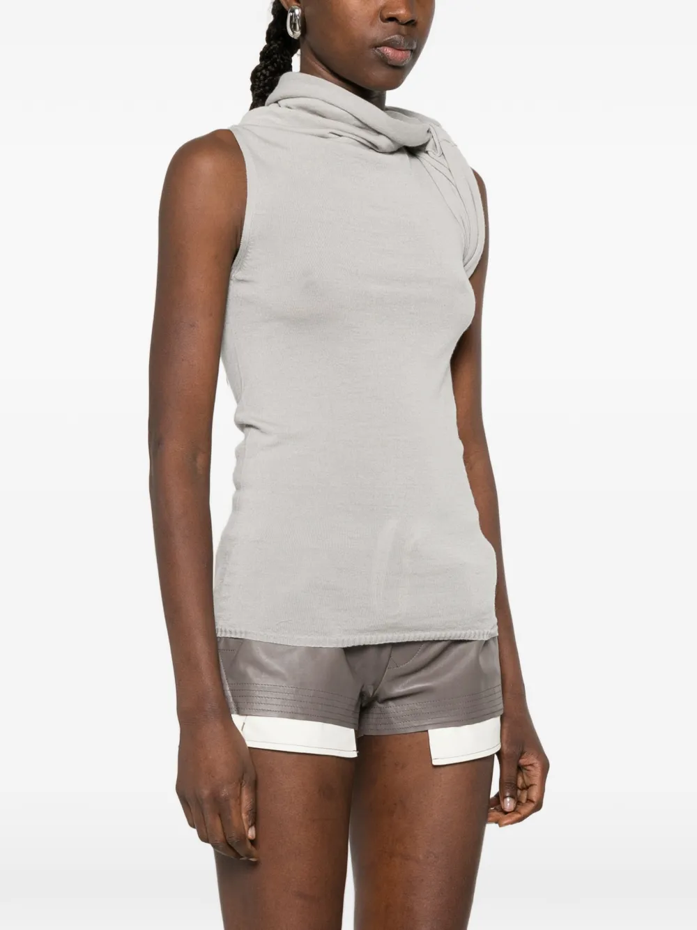  Rick Owens Twist Top - Grey 