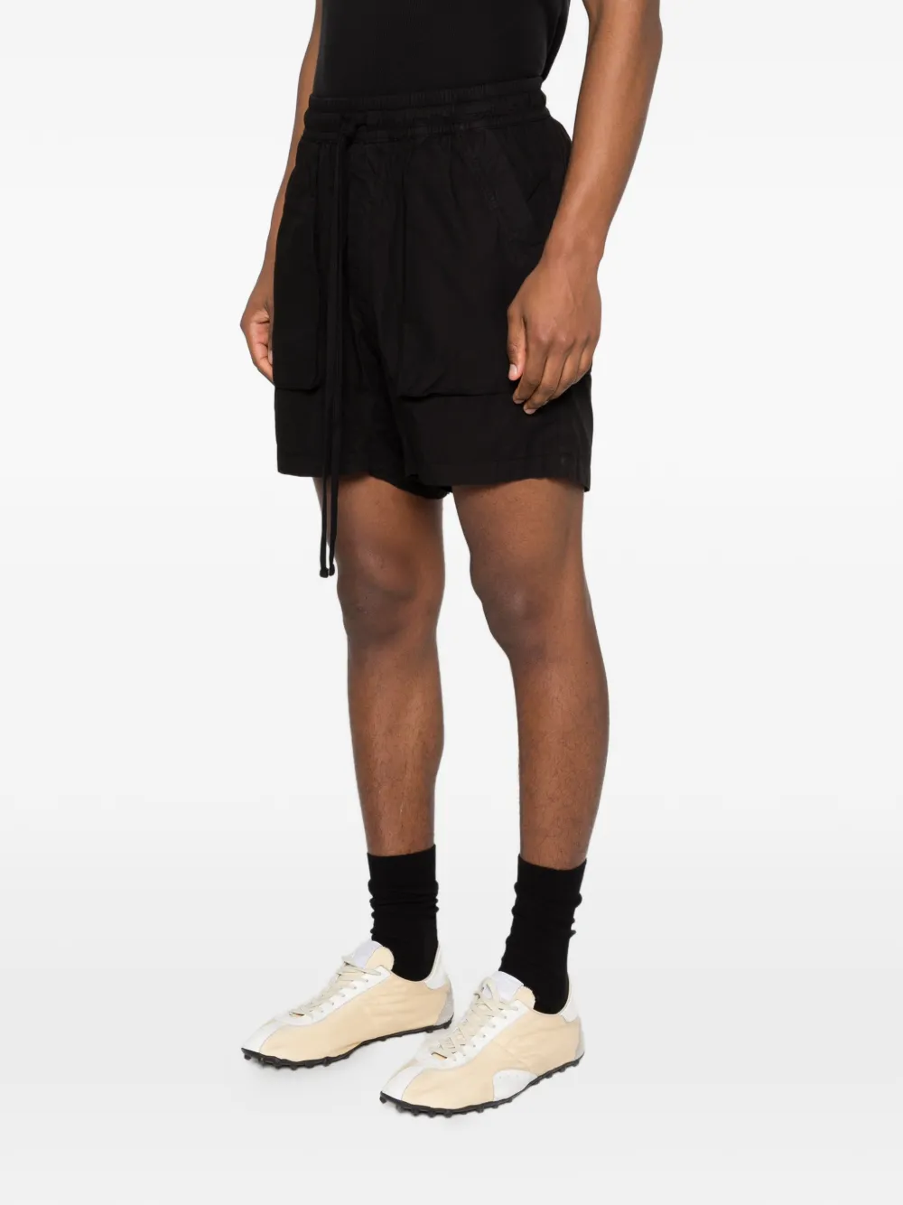  Thom Krom Drawstring Multiple-pocket Shorts - Black 