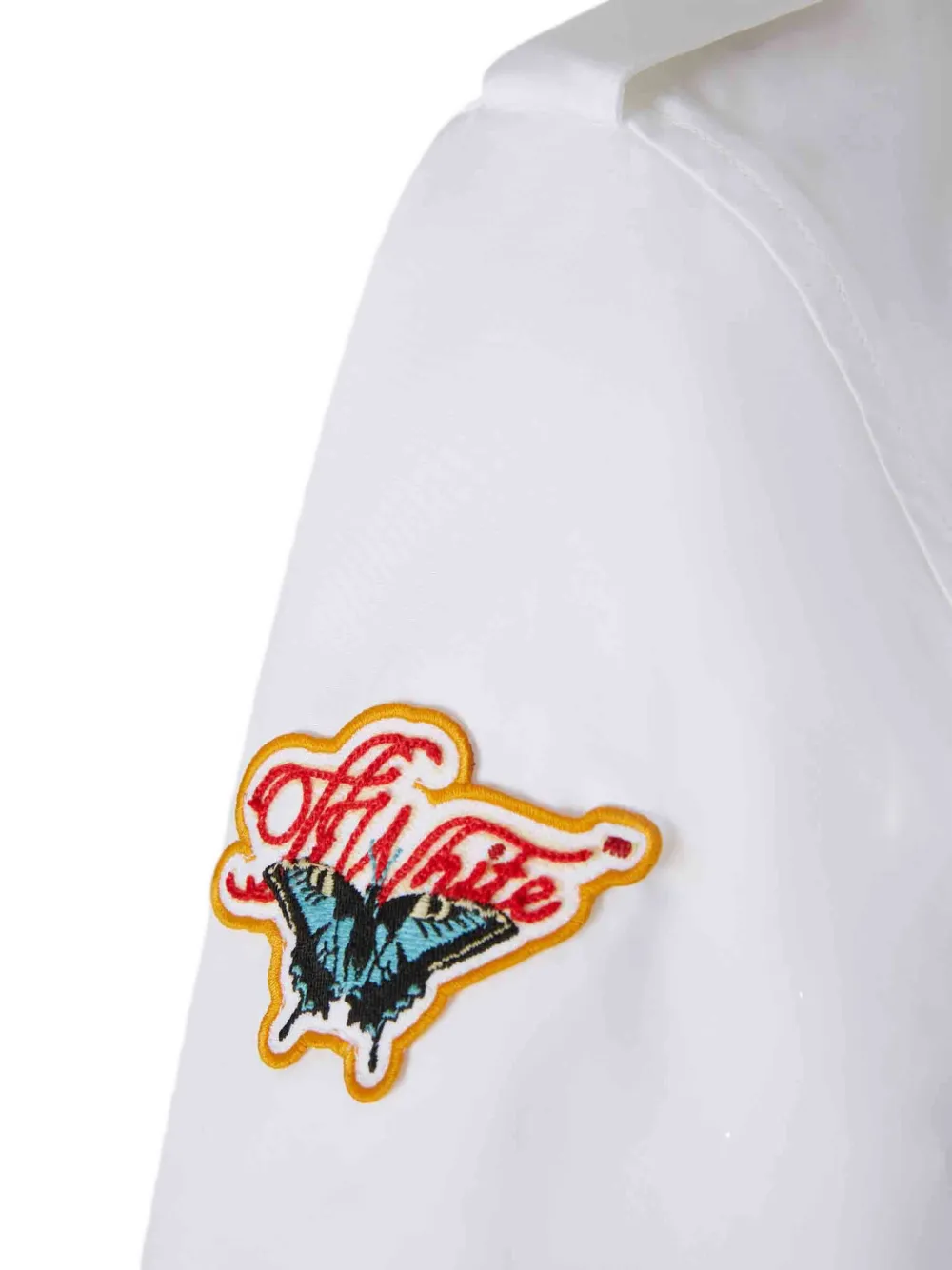 Off-White Shirt met logopatch Wit