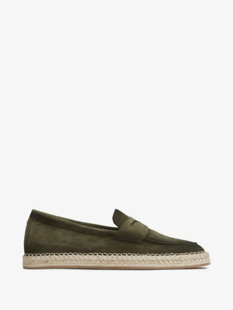 Santoni suede espadrilles
