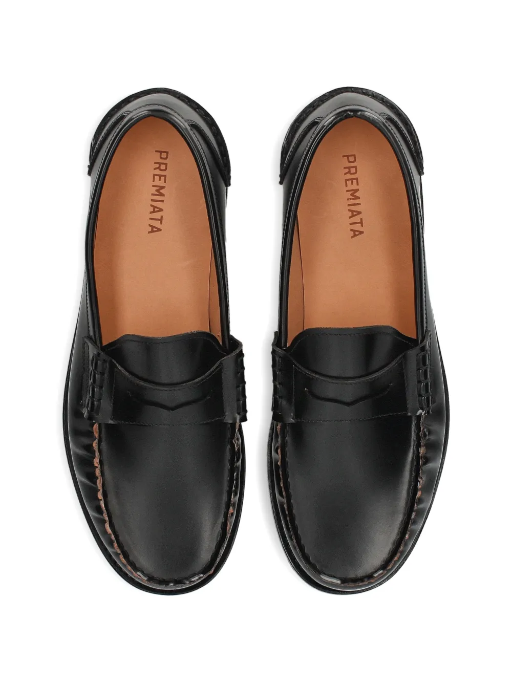 Premiata Leren loafers Zwart