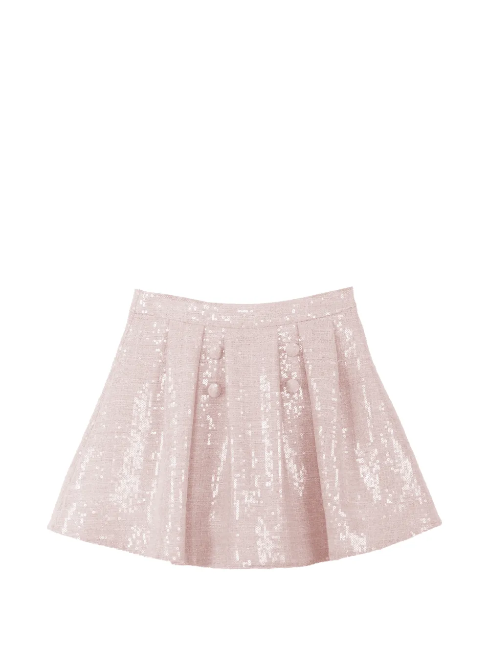 Mi Mi Sol pleated button skirt - Rosa