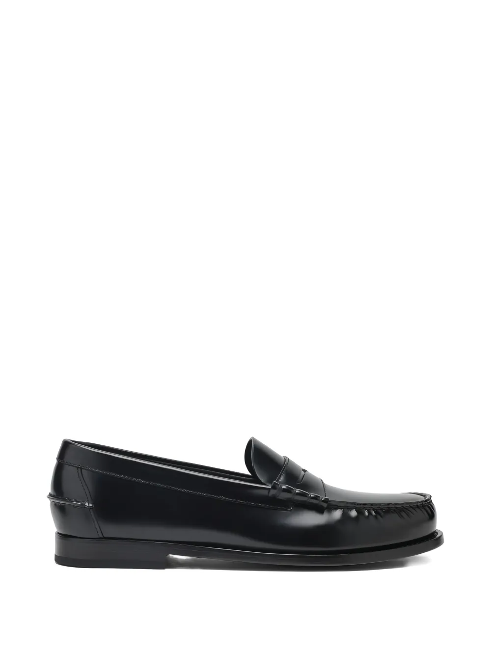 Church's tonal-stitch penny-strap loafers - Nero