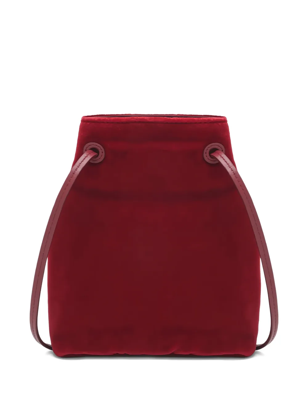  Miu Miu Logo Velvet Mini Bag - Red 