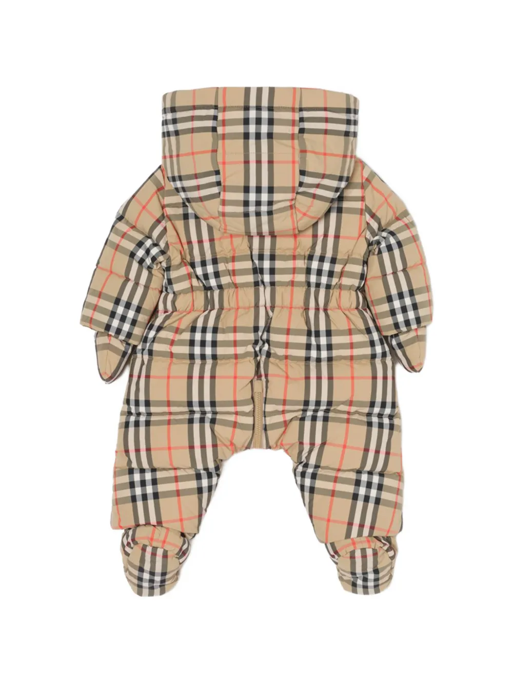 Puffer Checked Babygrow