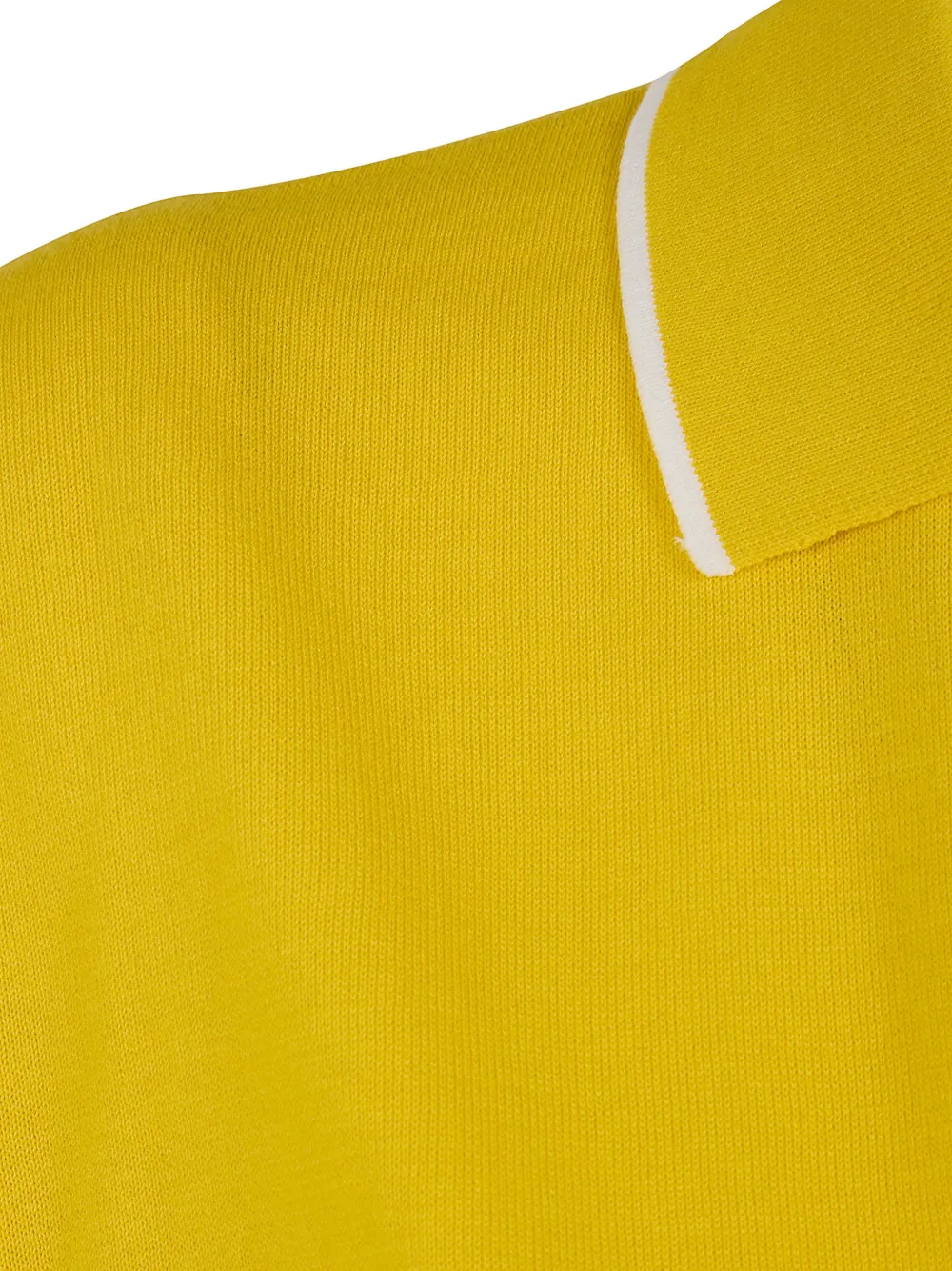  Aspesi Polo Con Bordo A Contrasto - Giallo 