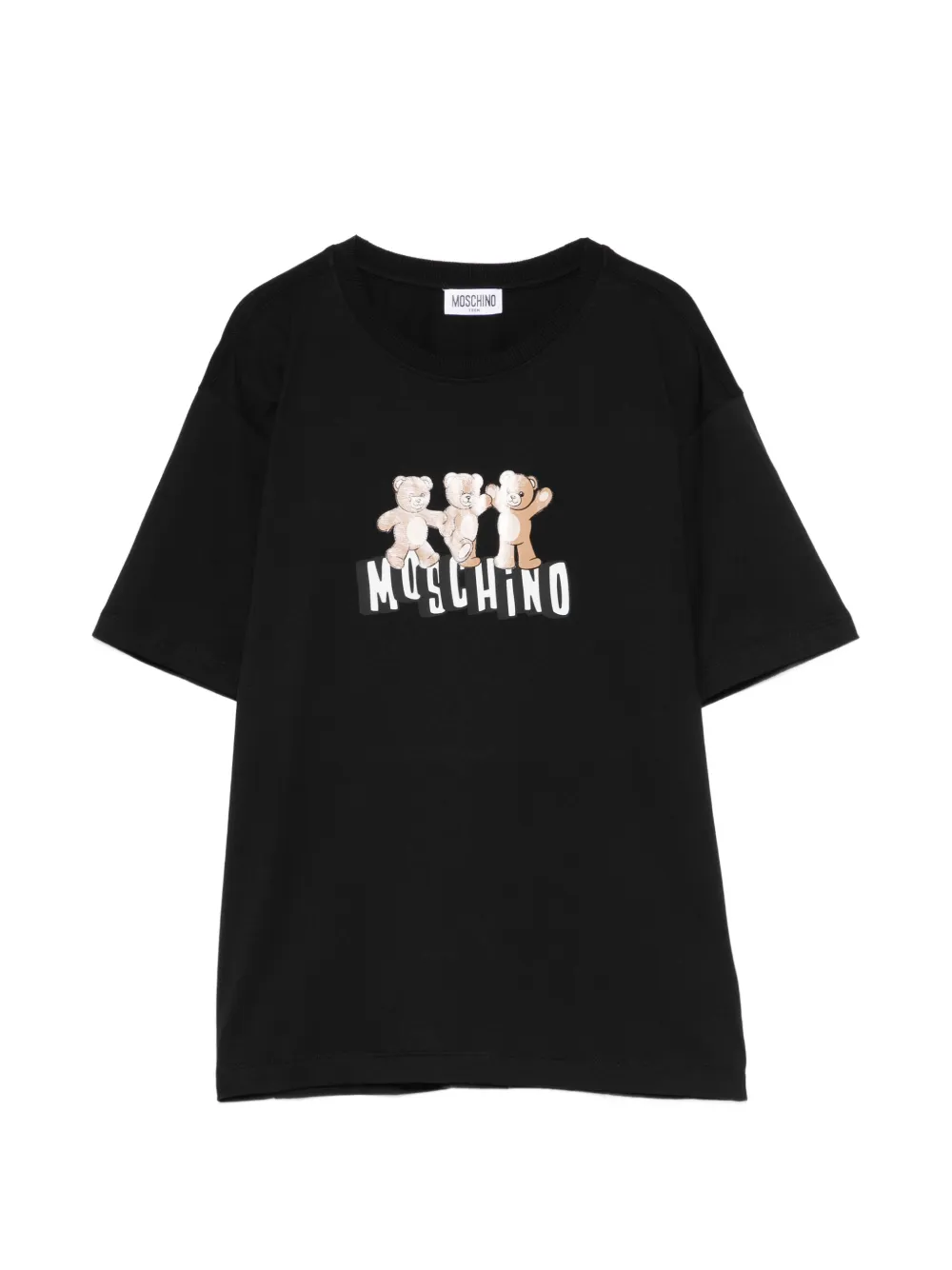 Moschino Kids teddy-graphic T-shirt - Nero
