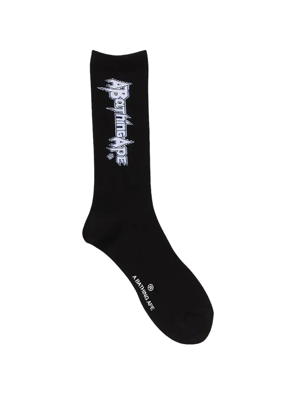 A BATHING APE® logo-detail socks - Nero