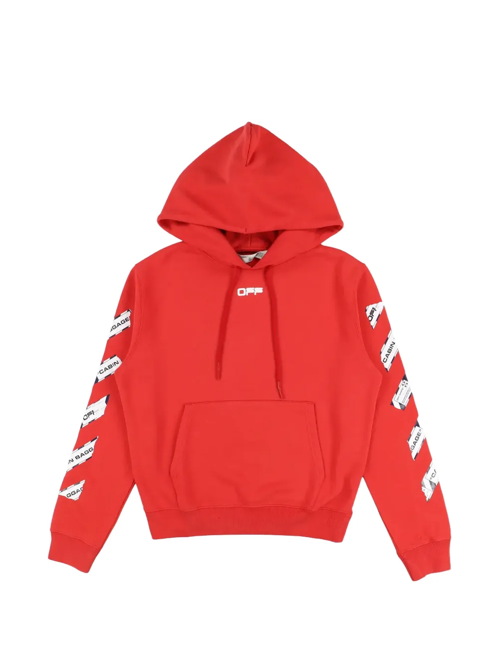 Off-White Felpa con cappuccio - Rosso