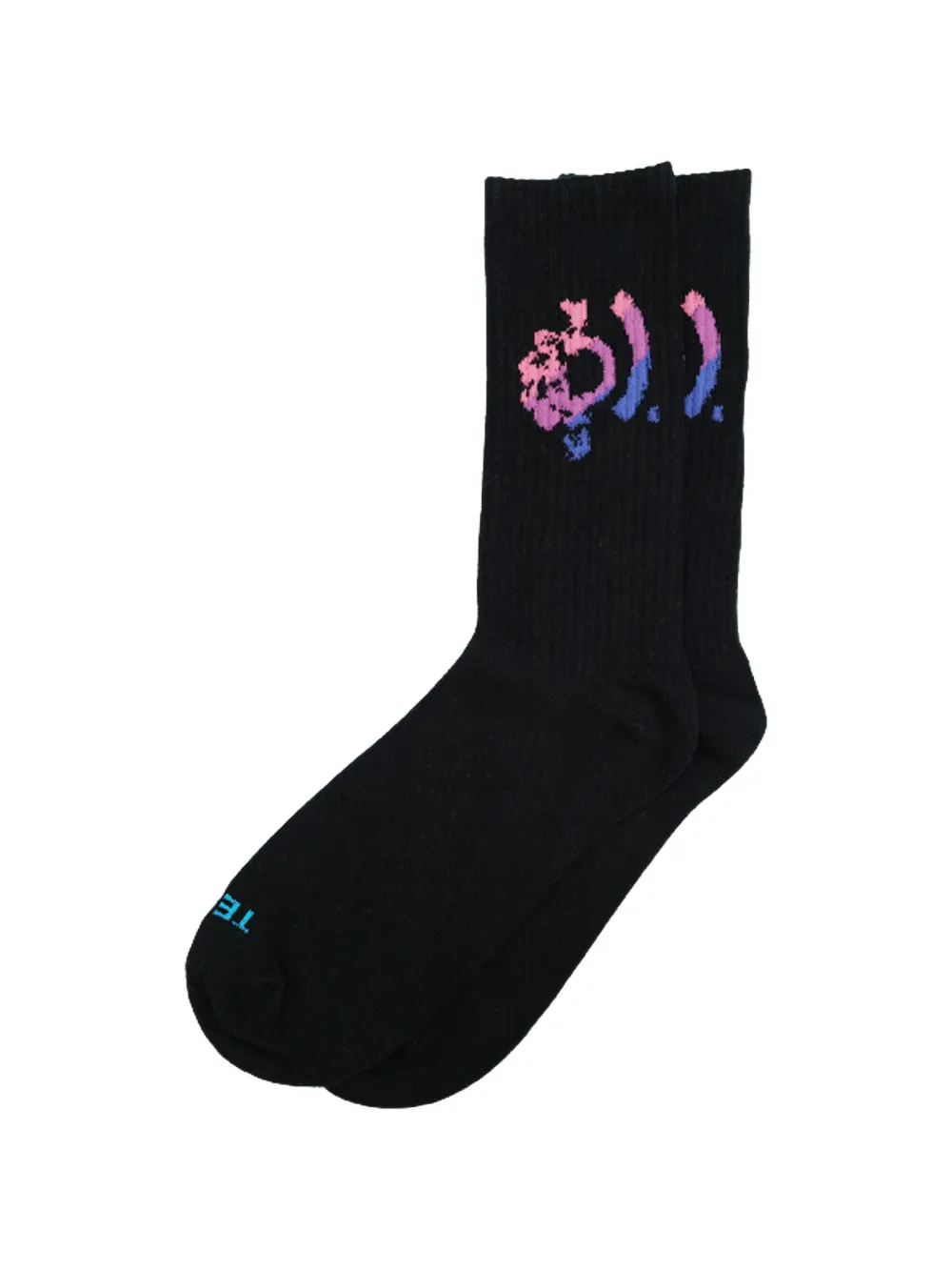 Denim Tears graphic-print socks - Nero