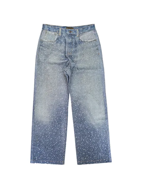 BIRTH OF ROYAL CHILD rhinestone-embellished jeans
