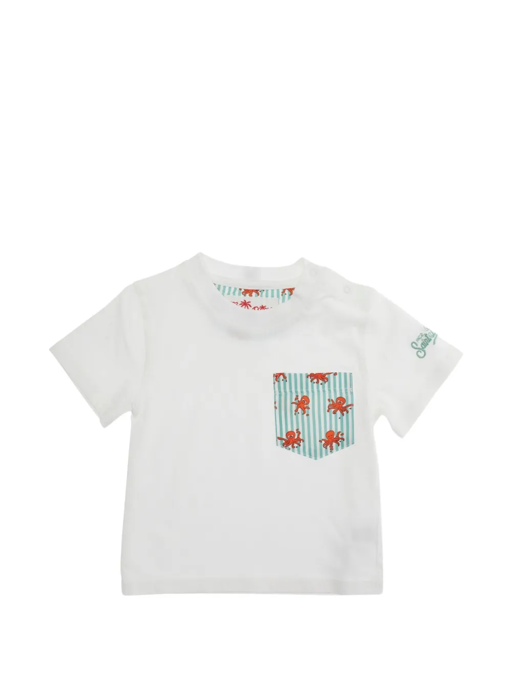 MC2 Saint Barth Kids pocket-detail T-shirt - Bianco