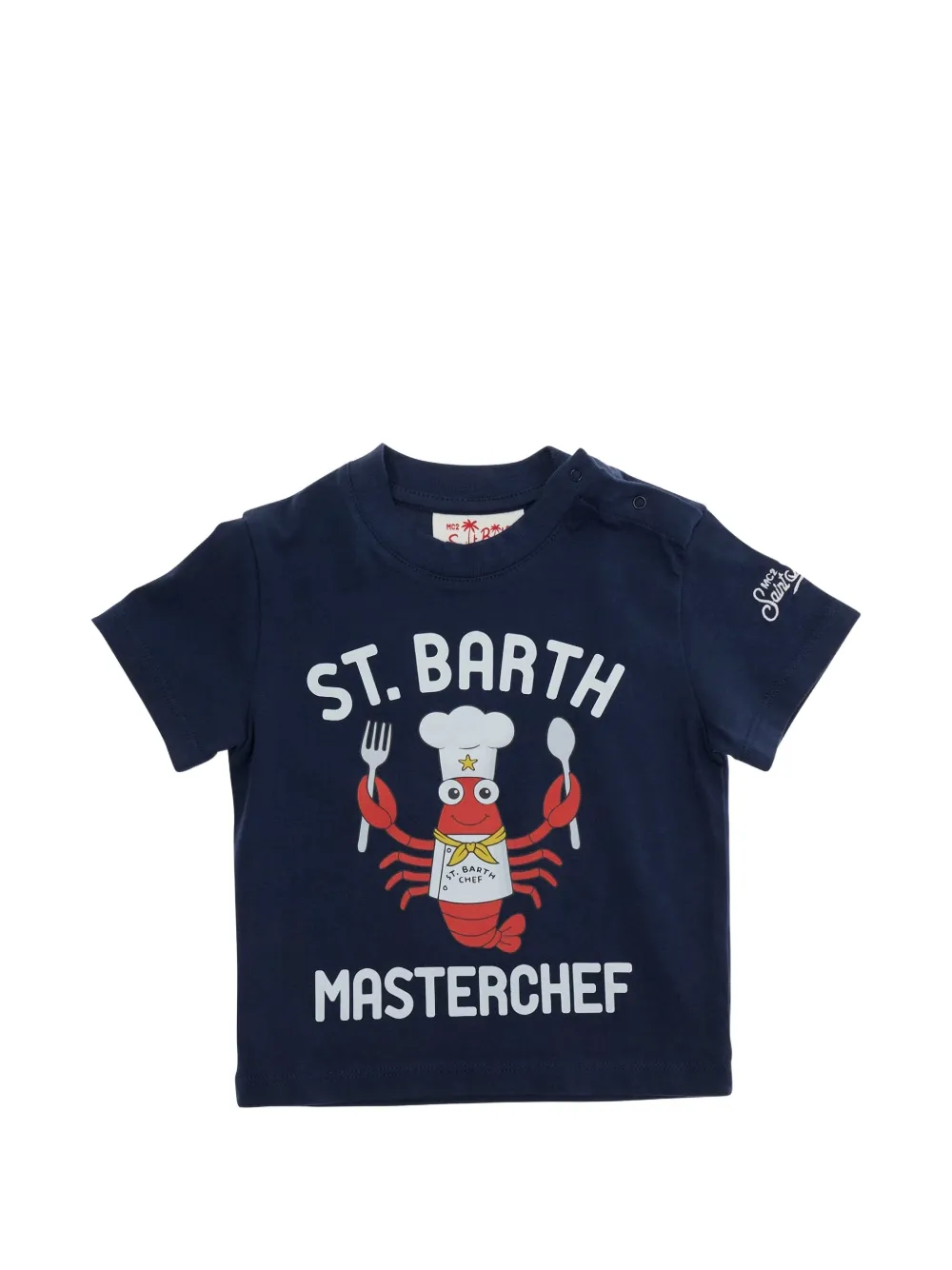 MC2 Saint Barth Kids graphic-print T-shirt - Blau