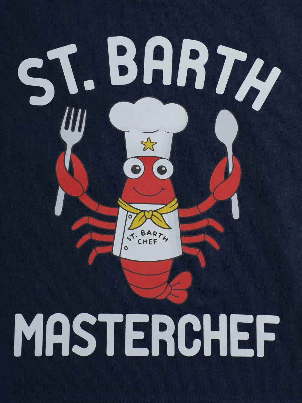  Mc2 Saint Barth Kids Graphic-print T-shirt - Blue 