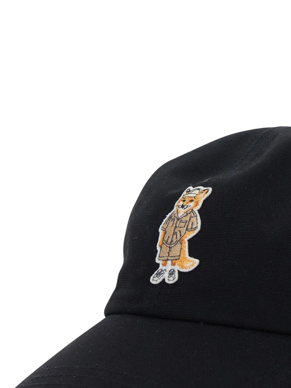 Maison Kitsuné Katoenen pet Zwart