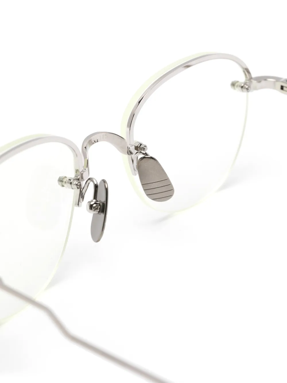 Thom Browne Eyewear Round-frame Glasses - Silver 
