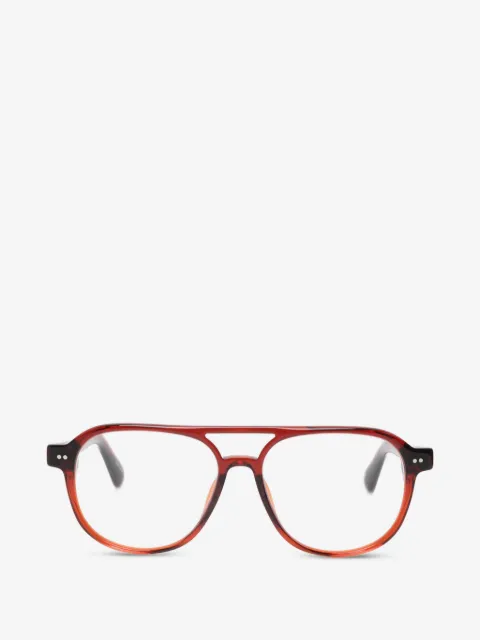 Jacquemus red glasses