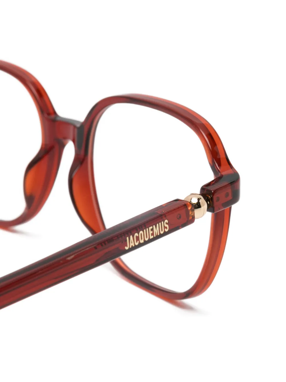  Jacquemus Round-frame Glasses - Red 