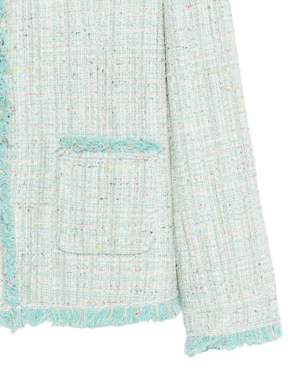  Genny Pocket Fringed Jacket - Neutrals 