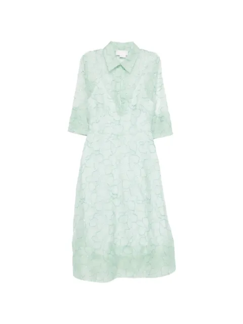 Genny vestido floral con lentejuelas