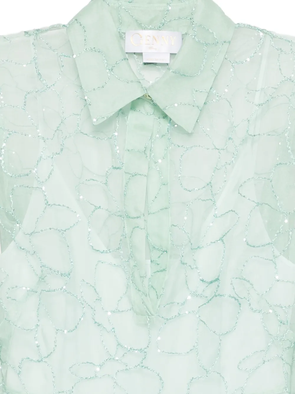 Sequin Floral Dress