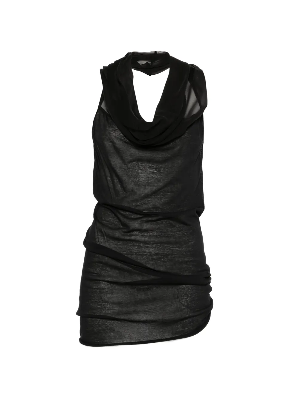 Rick Owens sunburn halter top - Nero