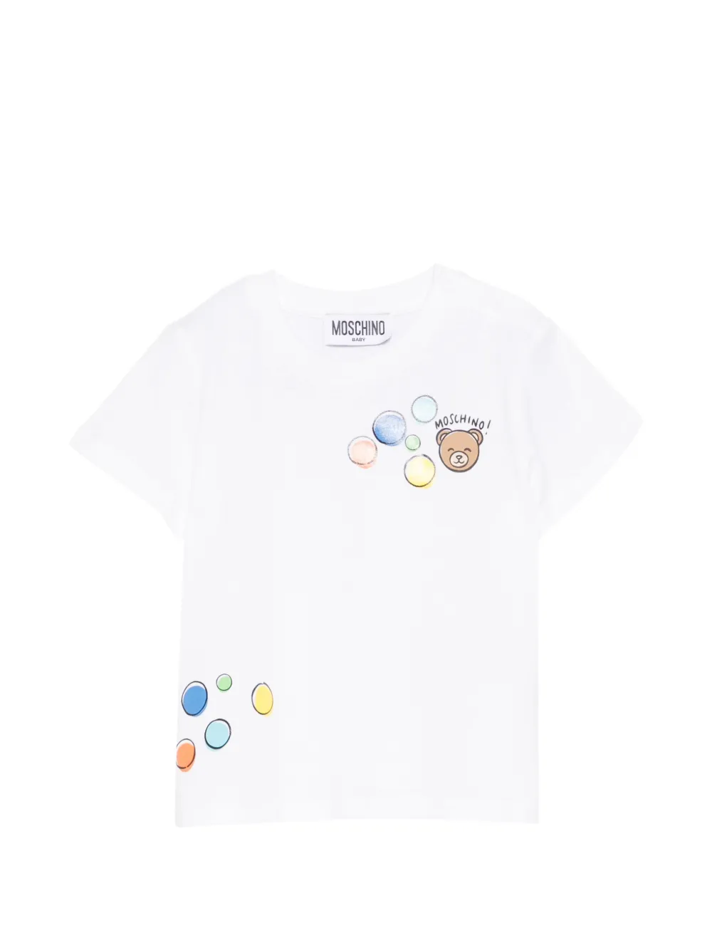 Moschino Kids printed T-shirt - Bianco