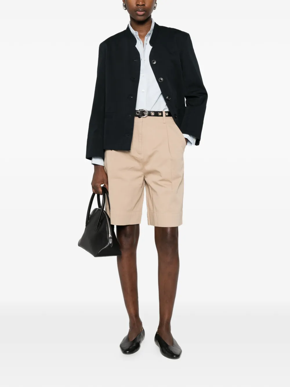  Aiayu Pleated Shorts - Neutrals 