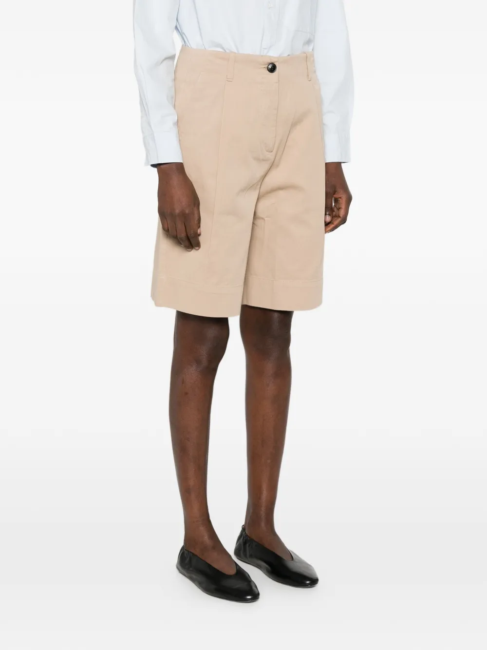  Aiayu Pleated Shorts - Neutrals 