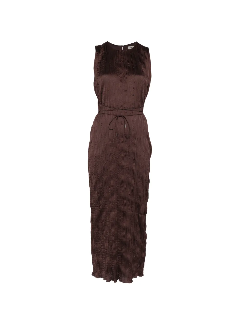 STAUD Mizu maxi dress - Marrone