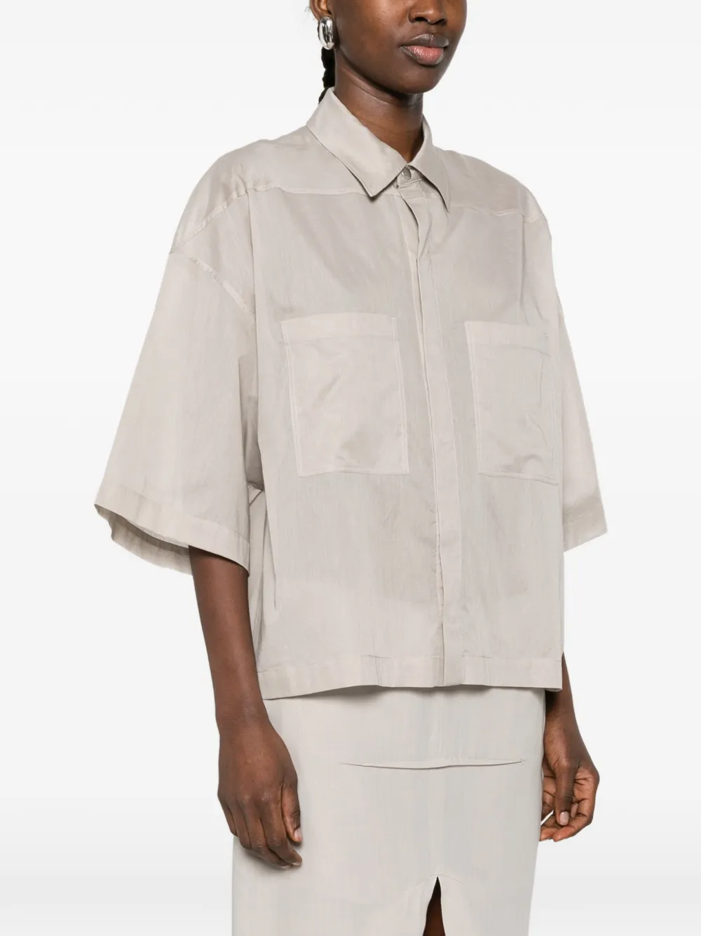  Rick Owens Pocket Shirt - Neutrals 