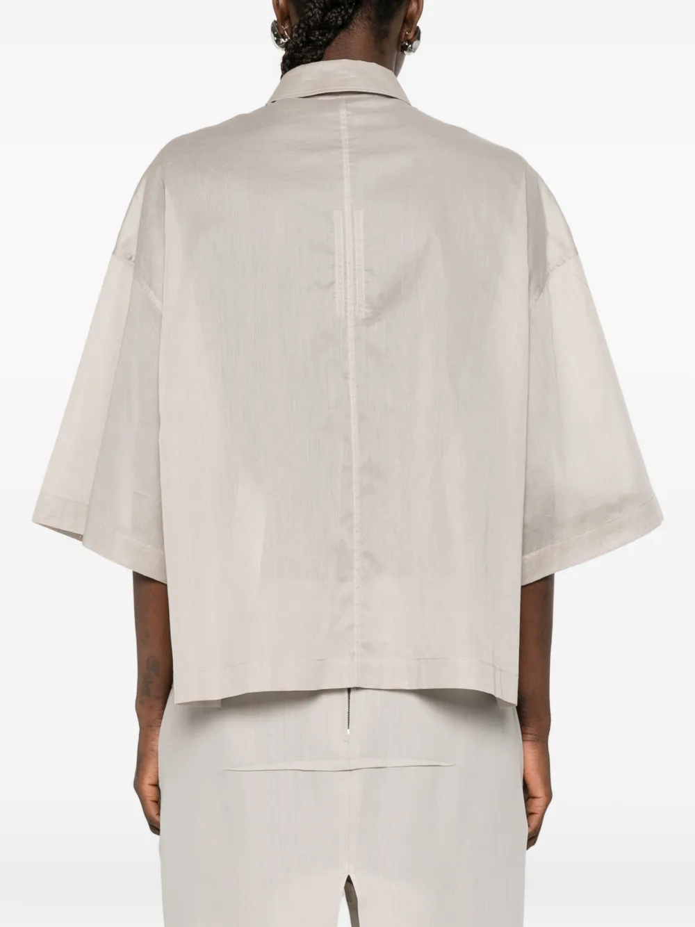 Rick Owens Overhemd met zak Beige