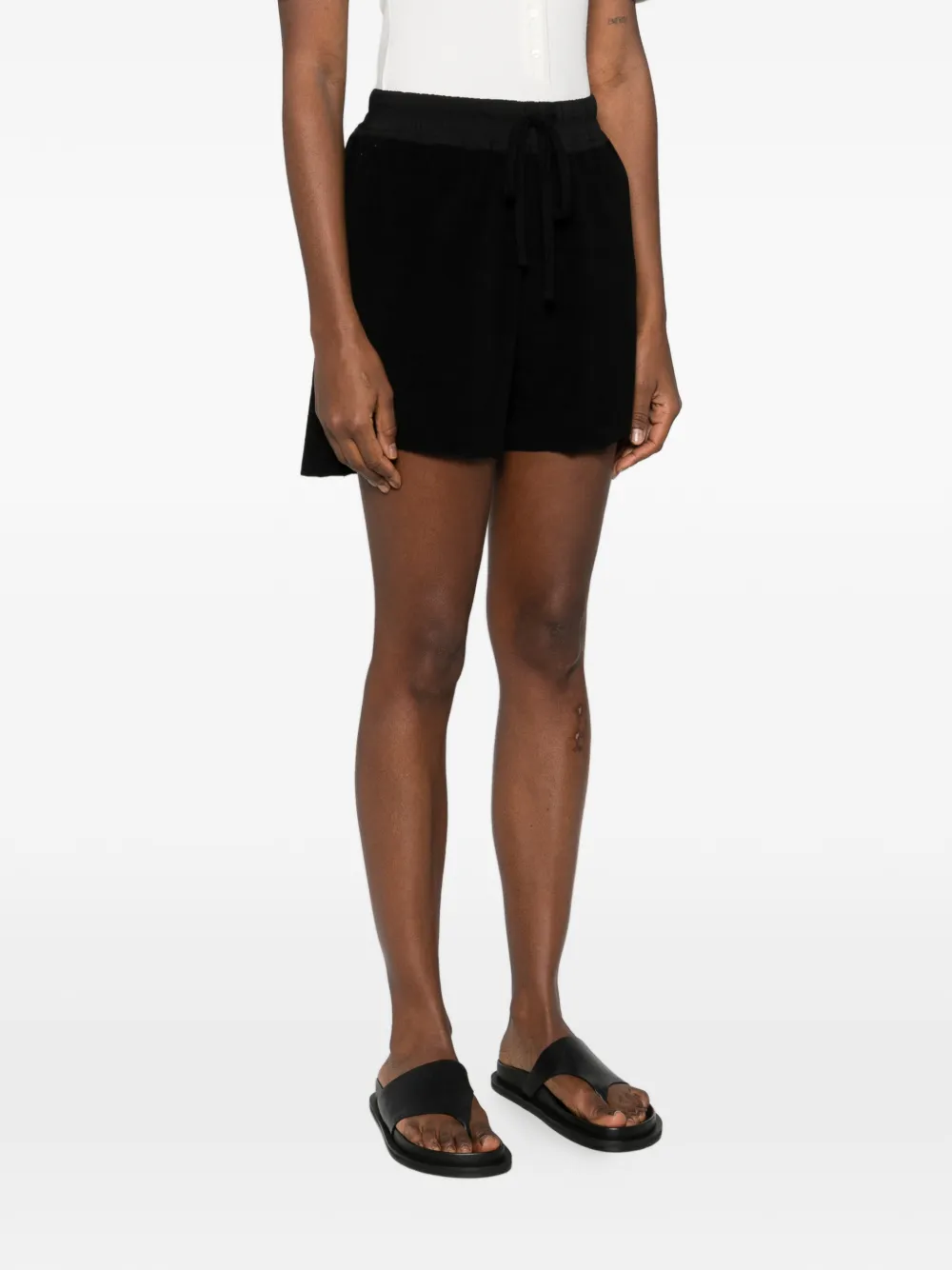  Thom Krom Drawstring-fastening Shorts - Black 