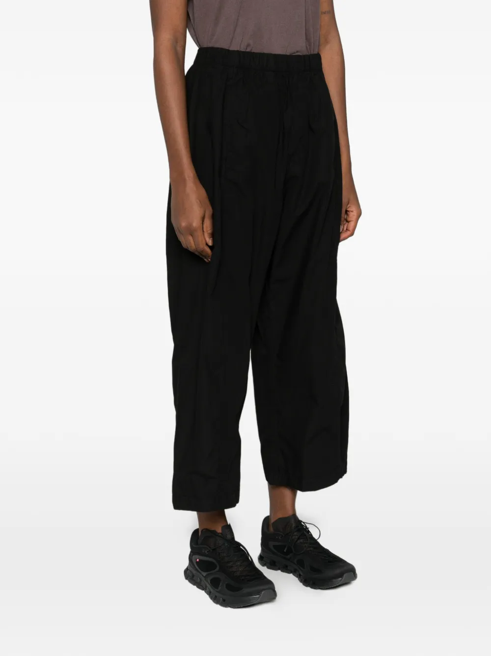  Thom Krom Elasticated-waistband Trousers - Black 