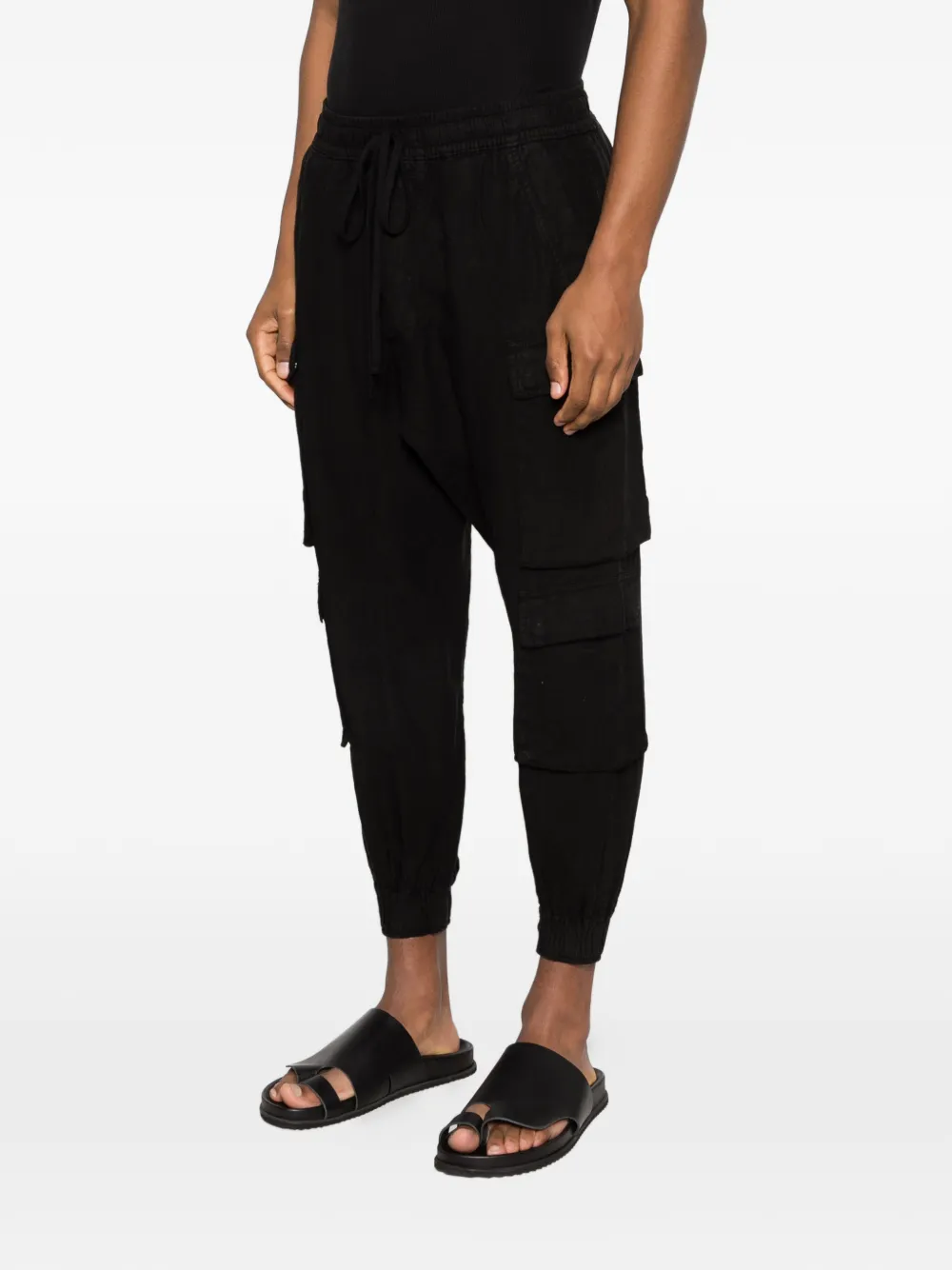  Thom Krom Cargo-pocket Trousers - Black 
