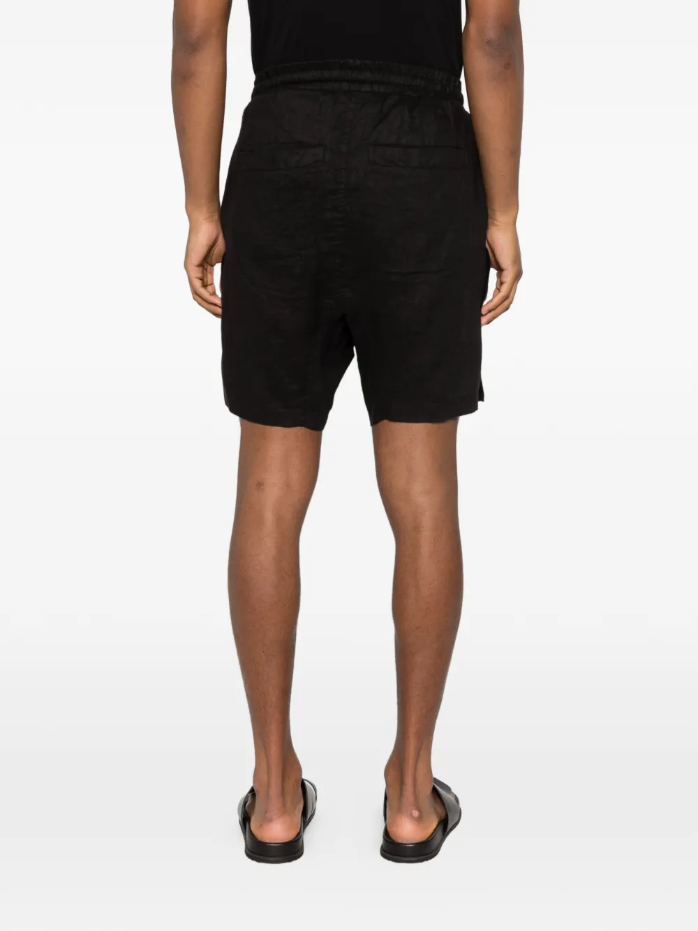 Thom Krom Shorts met trekkoord Zwart