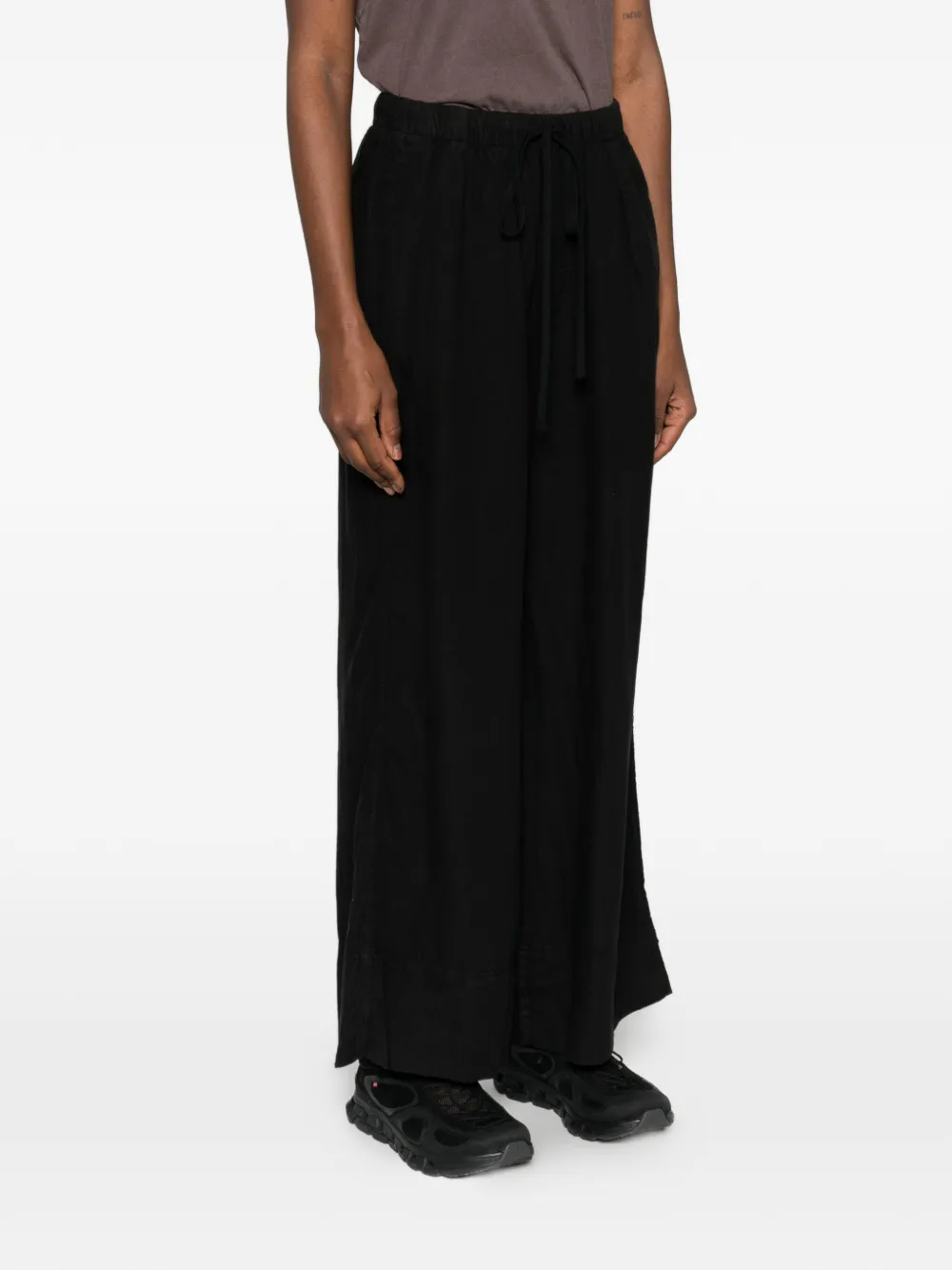  Thom Krom Drawstring-fastening Trousers - Black 