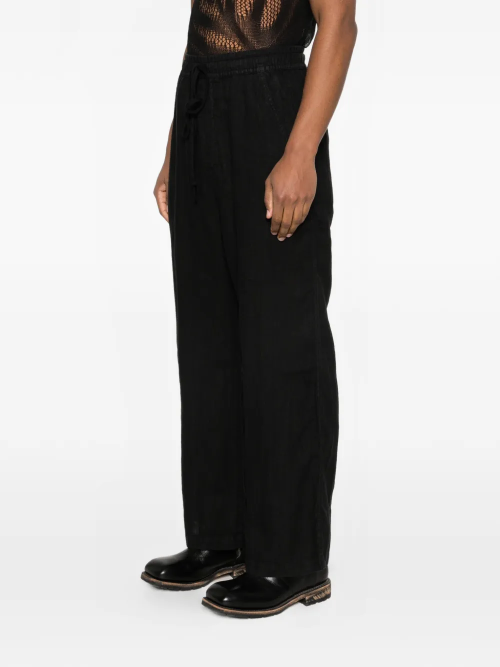  Thom Krom Drawstring Trousers - Black 