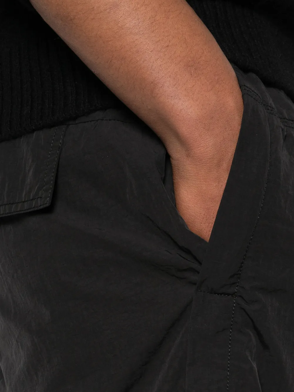 Thom Krom Shorts met trekkoord Zwart
