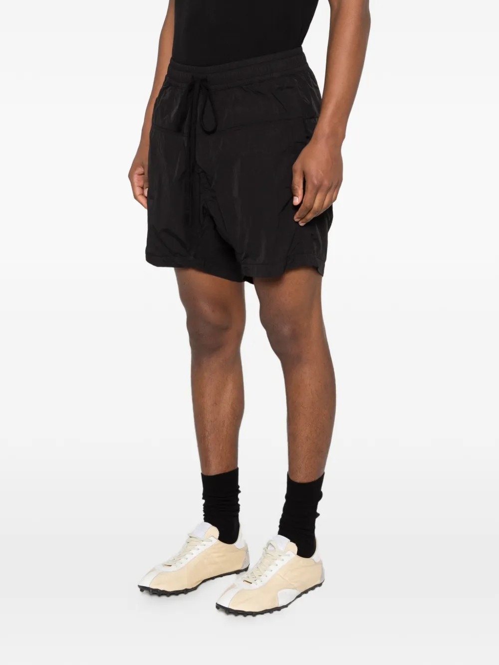  Thom Krom Drawstring Shorts - Black 