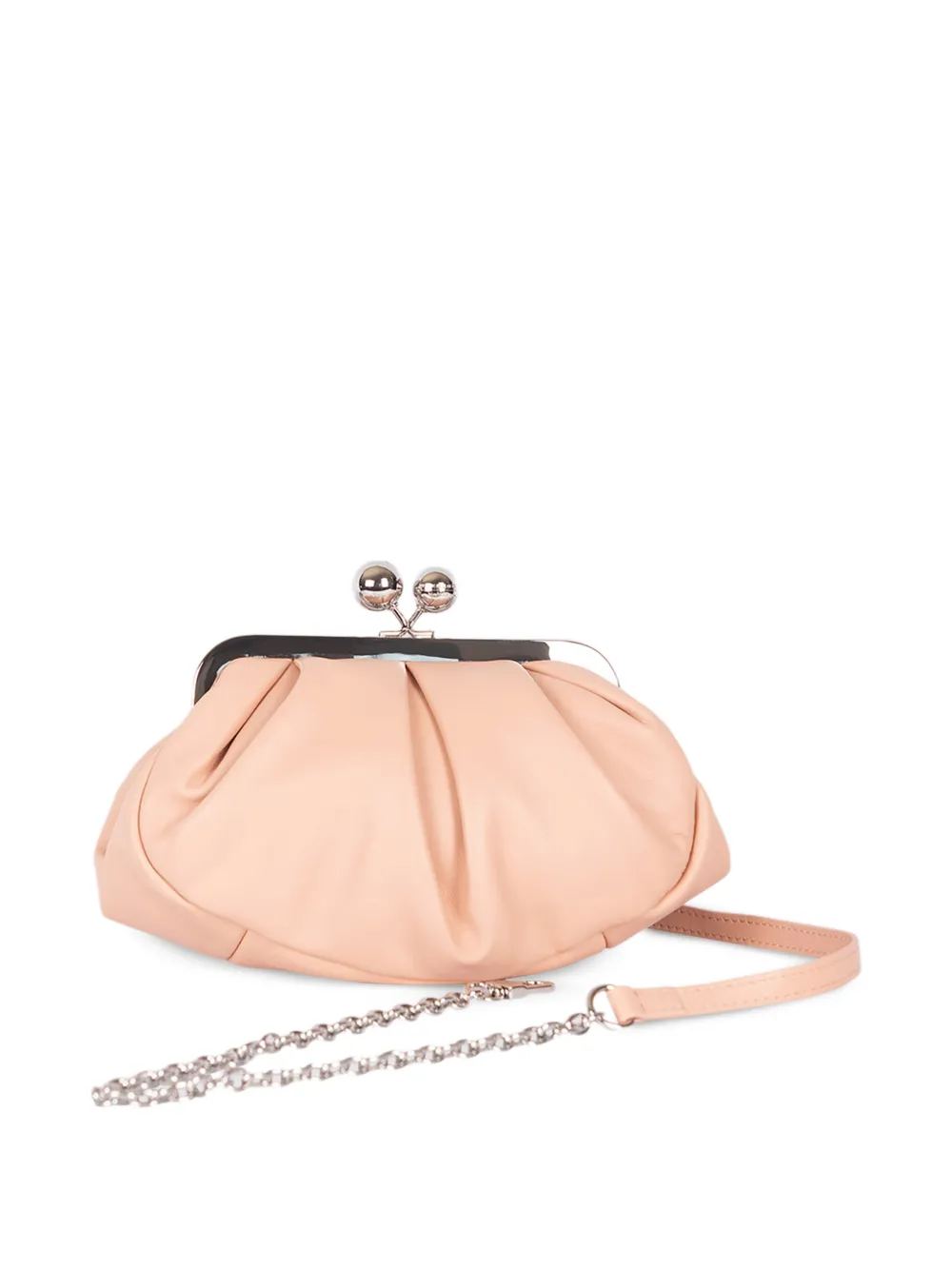 Weekend Max Mara Small Pasticcino Kisslock Ruched Clutch Bag